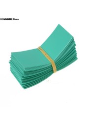 HOT SALE 100pcs Li-ion PVC Heat Shrink Tubing 18650 Battery Wrap Precut Size 72*18.5mm Battery Film Tape Battery Cover