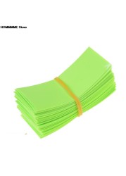 HOT SALE 100pcs Li-ion PVC Heat Shrink Tubing 18650 Battery Wrap Precut Size 72*18.5mm Battery Film Tape Battery Cover