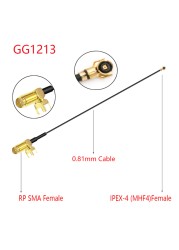 10 قطعة RG178 كابل محوري SMA شقة أنثى إلى u.FL/IPX/IPEX1/IPEX4 MHF4 أنثى جاك ضفيرة 3G هوائي تمديد سلك الحبل