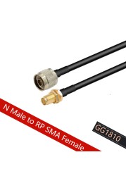 N Male to SMA Male Plug Connector 50ohm LMR240 Cable 50-4 Coaxial Pigtail Jumper 4G 5G LTE Extension Cord RF Adapter Cables