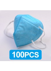 1-100pcs KN95 Masks ffp2fan 5 Layers Mouth Mask FFP2 KN95 Respirator FPP2 Masque FFP 2 Protective Face Mascarillas Masken CE