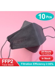 Ffp2 mascarillas المعتمدة السلامة الصحية واقية التنفس قناع الوجه ffp2reuse zable أقنعة ffp2fan fpp2 kn95 قناع الأسماك