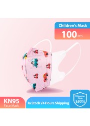 ffp2 mask ffp2 children's masks mascarillas fpp2masks fpp2 children 3 to 6 years kn95 protective masks Masque Enfant ffp2 kids