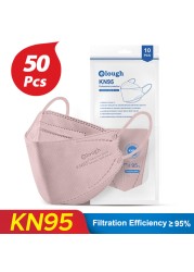 أقنعة Elough KN95 لقناع الأسماك للبالغين FFP2 mascarilla FPP2 homology ada إسبانيا 4 طبقات KN 95 قناع وجه قابل لإعادة الاستخدام ffp2masque FFP 2