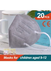 أقنعة Mascarillas FFP2 للأطفال FPP2 قناع KN95 للأطفال fpp2 قناع ffp2tool ada 9-12 صبي فتاة mascarilla infantil ffp2 قناع masque niños