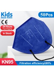 أقنعة Mascarillas FFP2 للأطفال FPP2 قناع KN95 للأطفال fpp2 قناع ffp2tool ada 9-12 صبي فتاة mascarilla infantil ffp2 قناع masque niños