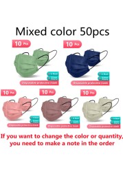 New Morandi Color Disposable Mask Adult Mascarillas Desichables Gay Anti Dust Masks Face Protection 3 Layers Cubrebocas