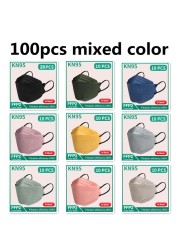 Morandi Korean KN95 Kids Masks Children FFP2 Mascarillas FPP2 Ninos Collors Protective Face Mask Fish Mask ffp2necce