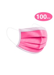 10-200pcs Adult Mouth Mask Disposable Face Mask Cherogical Mask 3 Layer Anti-Dust Mascarillas Quirojicas Gay Colors