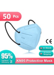 KN95 mascarillas 5-layer ffp2 approved colors morandi masque adult face masks fpp2 homology ada ffp2masque negras certified kn95