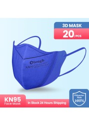 black kn95 mascara fpp2 mascarillas fpp2 homology ada protective mask reusable respiratory fpp2 maske colors respirator masks