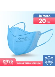 black kn95 mascara fpp2 mascarillas fpp2 homology ada protective mask reusable respiratory fpp2 maske colors respirator masks