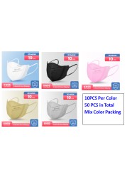 black kn95 mascara fpp2 mascarillas fpp2 homology ada protective mask reusable respiratory fpp2 maske colors respirator masks