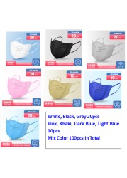 black kn95 mascara fpp2 mascarillas fpp2 homology ada protective mask reusable respiratory fpp2 maske colors respirator masks