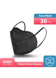 Elough CE KN95 Mascarillas FFP2 homology adas Mask 5 Layers Filter Respiratory Mask FPP2 Reusable Face Mask ffp 2 Adult Face Mask