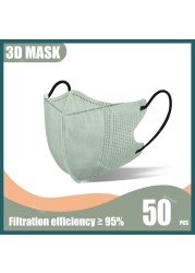 3d mask ffp2 mascarillas kn95 certification ffp2fan 95 reusable mask face masks fpp2 protection face mascara ffpp2 masque