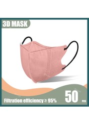 3d mask ffp2 mascarillas kn95 certification ffp2fan 95 reusable mask face masks fpp2 protection face mascara ffpp2 masque