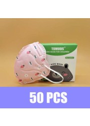 Cute Kids KN95 Mask 5 Layers Face Mask Respirator FFP2 Mascarillas Strawberry Panda KN95 Pocket Masks for Kids Boys Girls