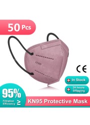 قناع أطفال من Morandi KN95 قناع FFP2 Mascarillas FPP2 معتمد وقاية صحية للأطفال قناع وجه CE masque enfant ffp2fan niños FP2