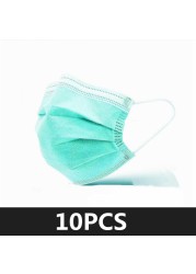 10-200 Baby Masks Disposable Kids Face Mask 3 Ply Mascarillas Quiurgicas Gay Niños Children Protection Mask Christmas