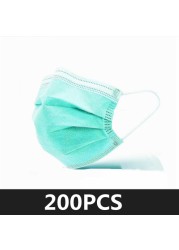 10-200 Baby Masks Disposable Kids Face Mask 3 Ply Mascarillas Quiurgicas Gay Niños Children Protection Mask Christmas