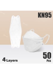 Morandi Mask Fish Type Kn95 Mask FFP2 EU Approved Reusable Face Mask ffp2mascarillas fpp2 mascarillas kn95 Certificate