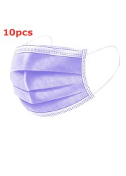 10-200pcs Disposable Kids Baby Masks Christmas Non-woven Face Mask 3 Layer Filter Ply Anti-dust Baby mascarillas quiurgicas