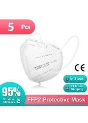 FFP2 mascarillas negras Kn95 masque noir fpp2 approved mask disposable mouth face mask ffp2 masks europe ffp3 certified mask