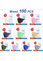 KN95 ffp2mascarillas approved sanitary 4 layer mascherine ffp2 protective respirator fpp2 reusable filter face fish masks