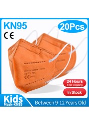 قناع 9-12 قديم للأطفال kn95fan للأطفال ffp2masque قناع للأطفال قابل للغسل fpp2 kn95 mascarillas niño ffp2 niños