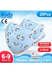 قناع Mascarillas FPP2 للأطفال FFP2 قناع KN95 للأطفال fpp2 قناع ffp2aza CE 6-9 قناع mascarilla infantil ffp2 قناع masque niños