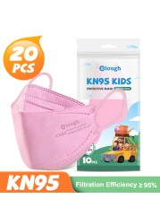 أطفال KN95 موضة قناع الوجه الأطفال FPP2 mascarilla ffp2 infantil masque noir ffp2fan ce قابلة لإعادة الاستخدام التنفس ffp 2 قناع مرشح