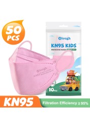 أطفال KN95 موضة قناع الوجه الأطفال FPP2 mascarilla ffp2 infantil masque noir ffp2fan ce قابلة لإعادة الاستخدام التنفس ffp 2 قناع مرشح