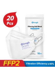 أقنعة Mascarillas FFP2 KN95 Mascarilla FPP2 homology ada Europa CE 4 رقائق ffp2قناع الجهاز التنفسي FPP2 الكورية Masken FFP 2 FFPP2