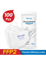 أقنعة Mascarillas FFP2 KN95 Mascarilla FPP2 homology ada Europa CE 4 رقائق ffp2قناع الجهاز التنفسي FPP2 الكورية Masken FFP 2 FFPP2