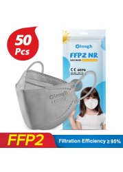 أقنعة إيلو FPP2 للأطفال 6-12 سنة الأسماك الكورية Mascarilla Infantil FPP2 قابلة لإعادة البيع 4 طبقات FFP2 KN95 قناع للأطفال