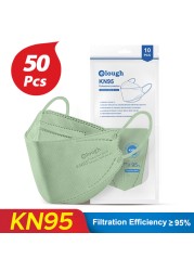 أقنعة Elough KN95 الأسماك Morandi لون ffp2 mascarilla fpp2 homology ada إسبانيا 4 طبقات قناع الوجه التنفسية ffp2masque FFP 2