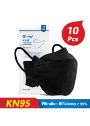 KN95 Mask 4 Layers Safety KN95 Dust Masks FFP2 Respirator Filter FFP2Mask Face Protective Dust Mask FFP2 FFP3