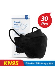 KN95 Mask 4 Layers Safety KN95 Dust Masks FFP2 Respirator Filter FFP2Mask Face Protective Dust Mask FFP2 FFP3