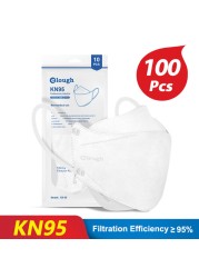 KN95 Mask 4 Layers Safety KN95 Dust Masks FFP2 Respirator Filter FFP2Mask Face Protective Dust Mask FFP2 FFP3