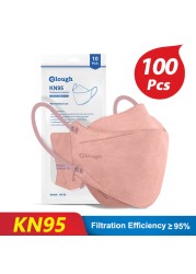 KN95 Mask 4 Layers Safety KN95 Dust Masks FFP2 Respirator Filter FFP2Mask Face Protective Dust Mask FFP2 FFP3