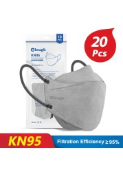 KN95 Mask 4 Layers Safety KN95 Dust Masks FFP2 Respirator Filter FFP2Mask Face Protective Dust Mask FFP2 FFP3