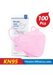 KN95 Mask 4 Layers Safety KN95 Dust Masks FFP2 Respirator Filter FFP2Mask Face Protective Dust Mask FFP2 FFP3