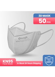 10-100 mascarillas ffp2 colores Kn95 mask 3d face mask fashion mouth masks maacarillas fpp2 homology adas respirator ffp2mascarillas