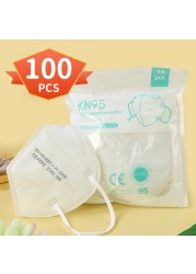 Spain Fast Delivery Adult KN95 Mask FFP2 Approved Safety Masks Dust Respirator Protective Face Masks FPP2 Mask KN95 ffp2masks