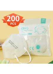 Spain Fast Delivery Adult KN95 Mask FFP2 Approved Safety Masks Dust Respirator Protective Face Masks FPP2 Mask KN95 ffp2masks