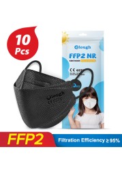 اقنعة FFP 2 للاطفال بعمر 6-12 سنة اقنعة FPP2 الاطفال kn 95 قناع FP2 homology ada 4 رقائق كورية KN95 قناع ffp2 انفانت ffp2fan niños