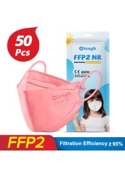 اقنعة FFP 2 للاطفال بعمر 6-12 سنة اقنعة FPP2 الاطفال kn 95 قناع FP2 homology ada 4 رقائق كورية KN95 قناع ffp2 انفانت ffp2fan niños