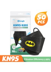 أقنعة أطفال ffp2 kn95 mascarillas fpp2 niños negra mascaras infantil descartaفيل ffp2 قناع أسود للأطفال kn95 معتمدة