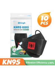 أقنعة أطفال ffp2 kn95 mascarillas fpp2 niños negra mascaras infantil descartaفيل ffp2 قناع أسود للأطفال kn95 معتمدة